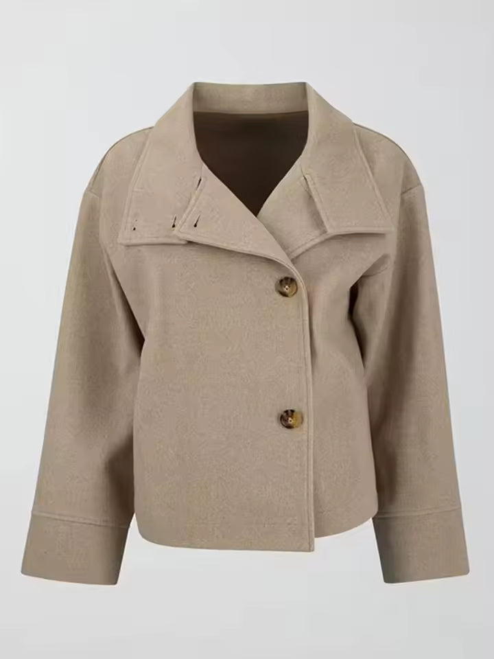 Manteau court femme élégant chaud