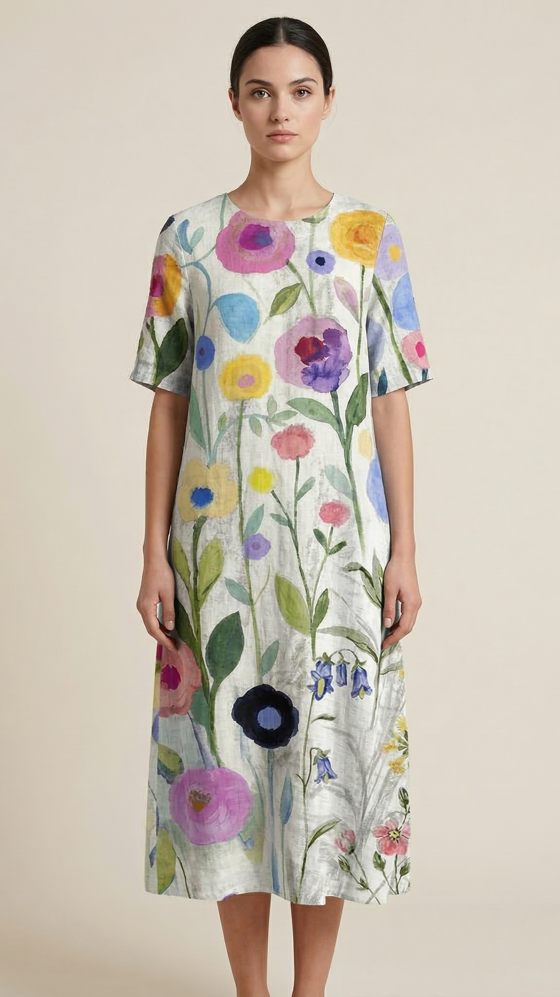 Robe d’été femme fleurie