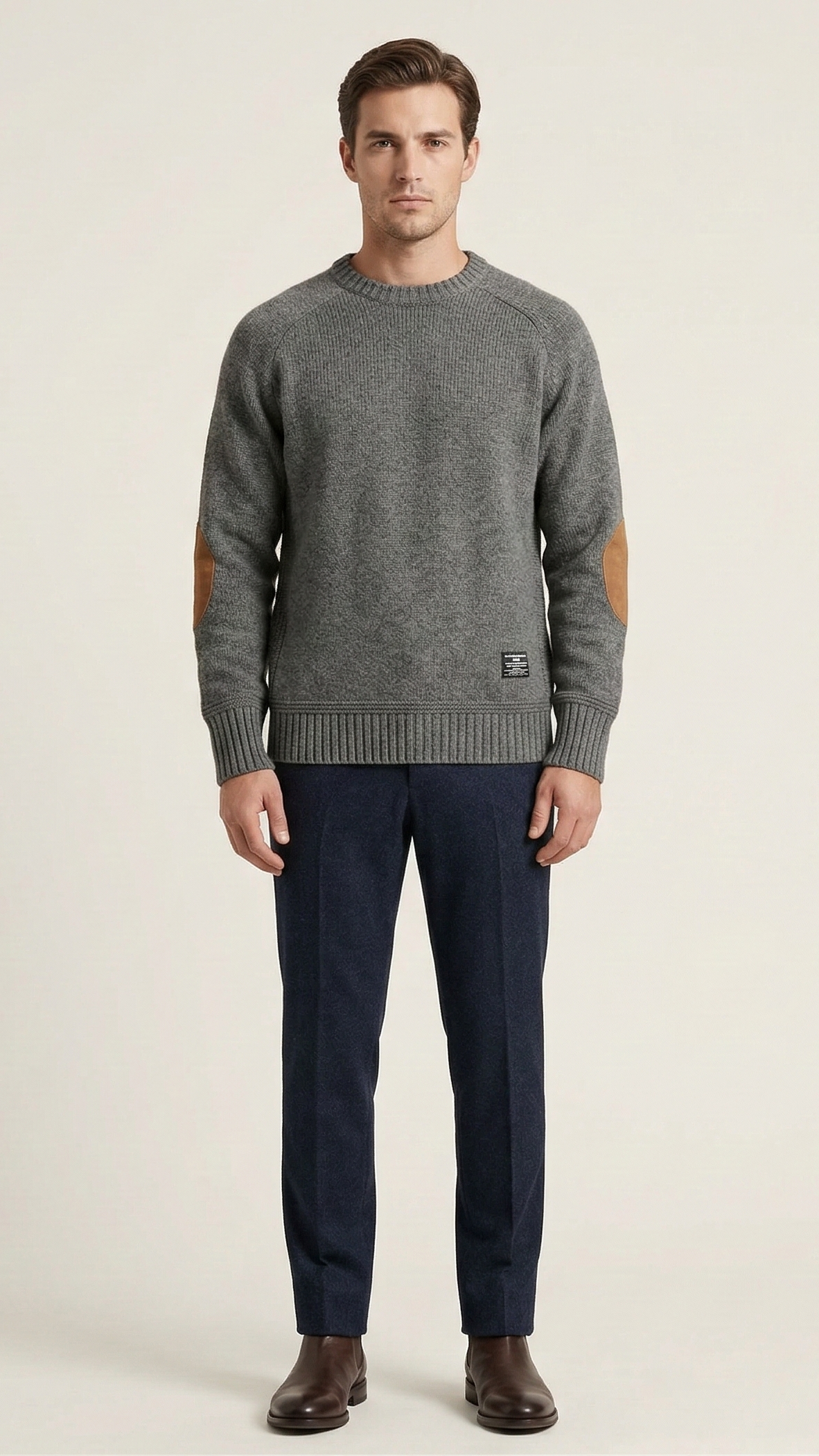 Pull motif alpin chaud