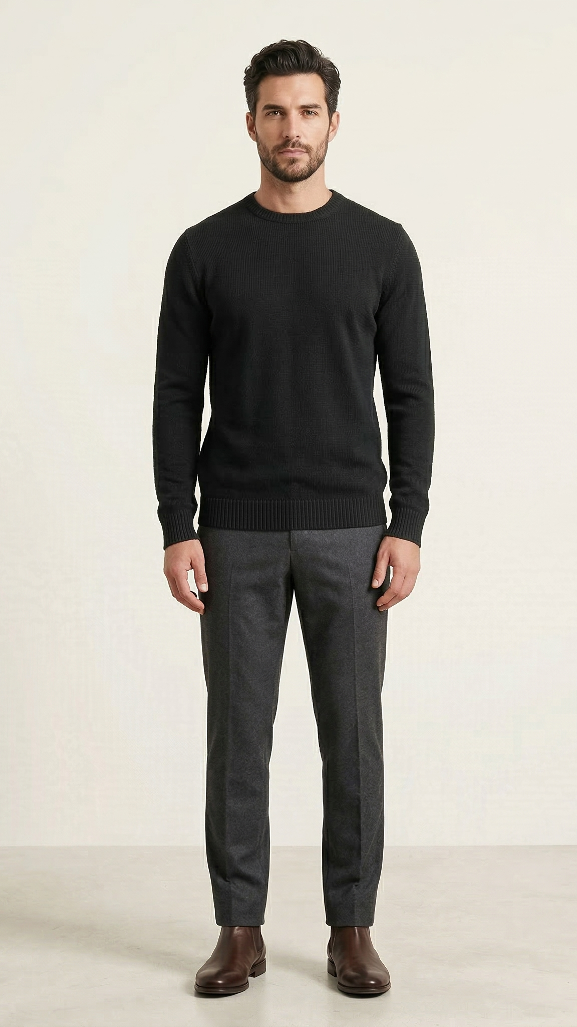 Pull Homme Tricot Manches Longues