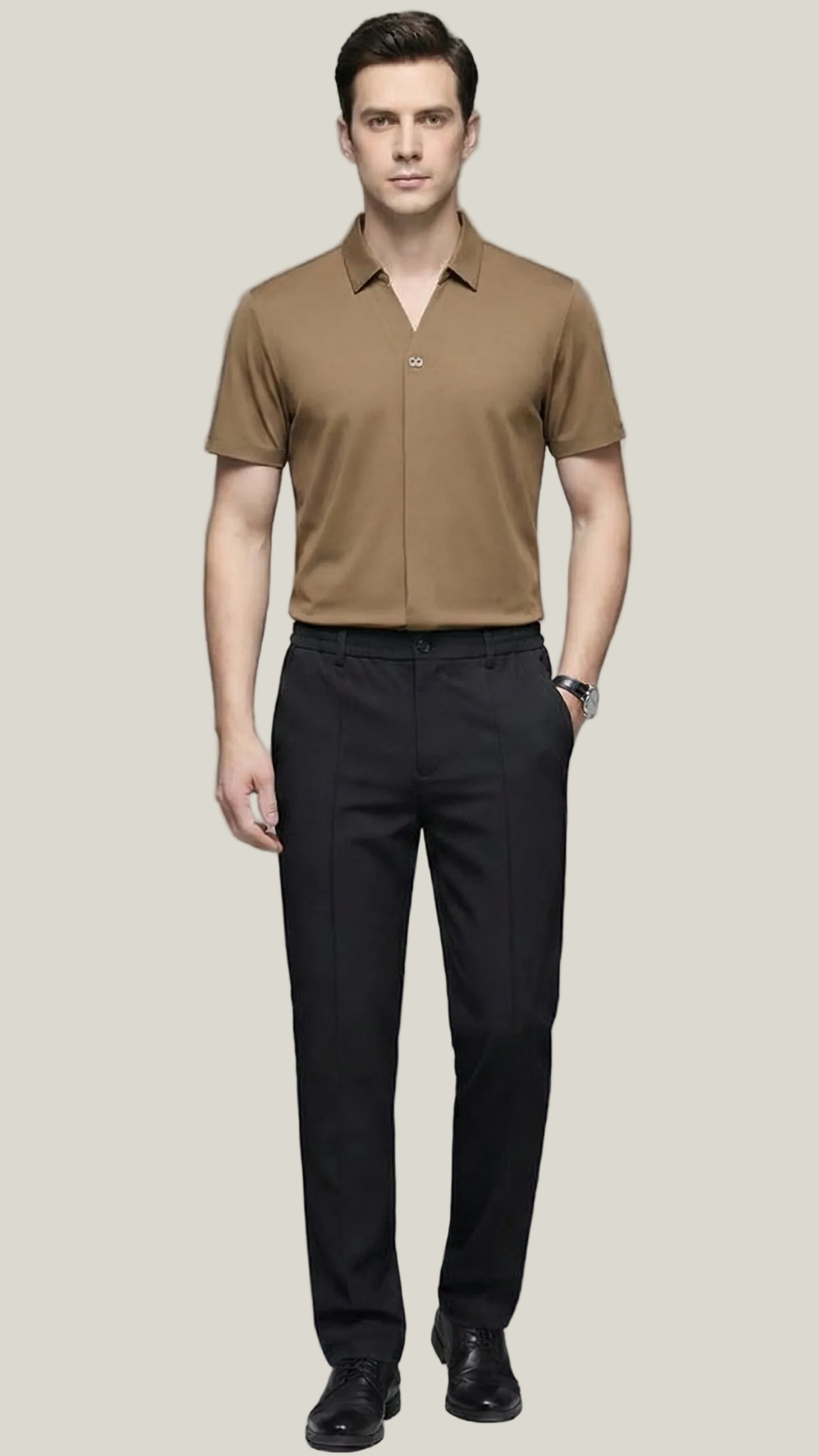 Ensemble 2 pièces homme coton-lin