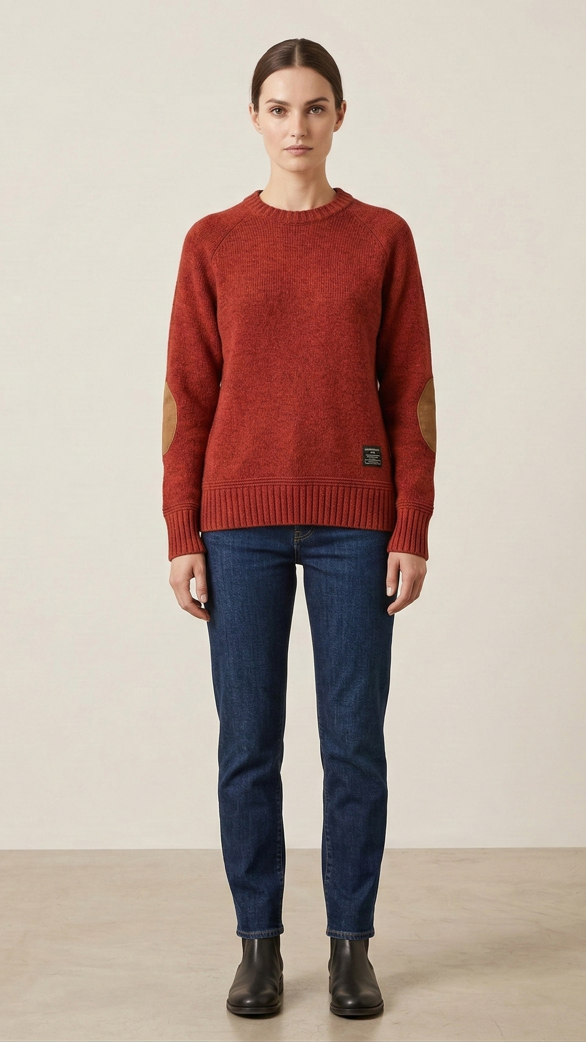 Pull motif alpin chaud
