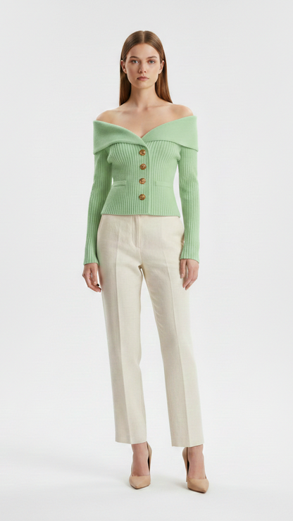 Gilet cardigan femme maille chaude