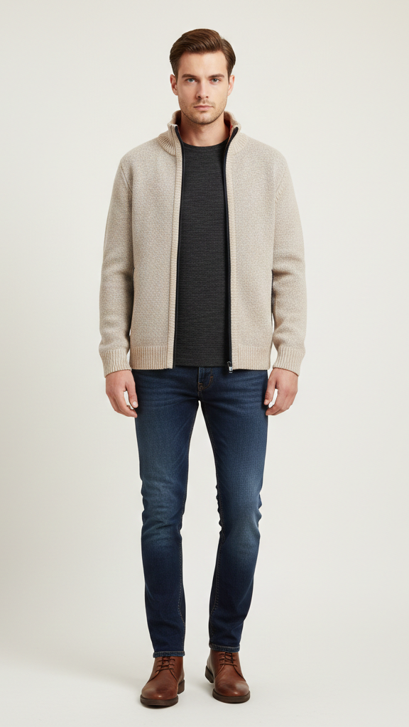 Beige / XXXL