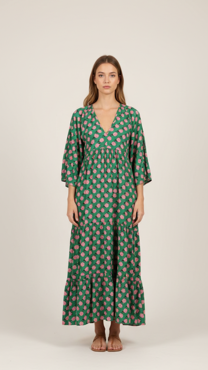 Vert et Rose / 2XL