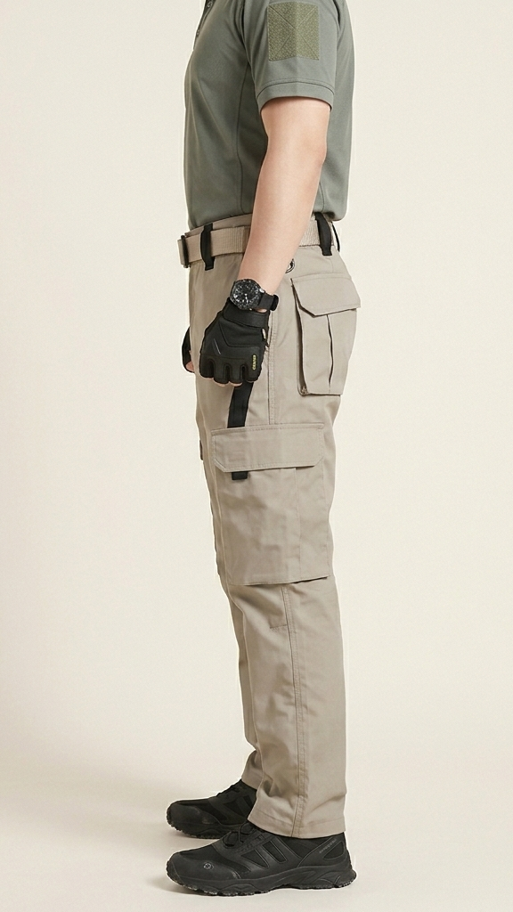 Pantalon cargo de travail homme déperlant
