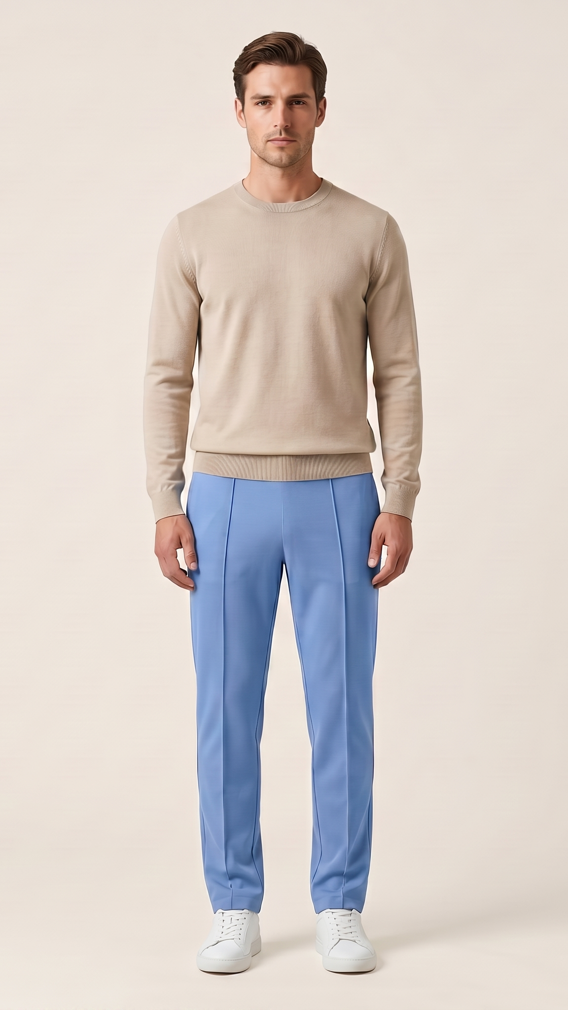Pantalon jogging homme coupe slim à cordon