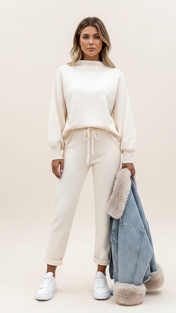 Ensemble détente polaire femme 2 pièces