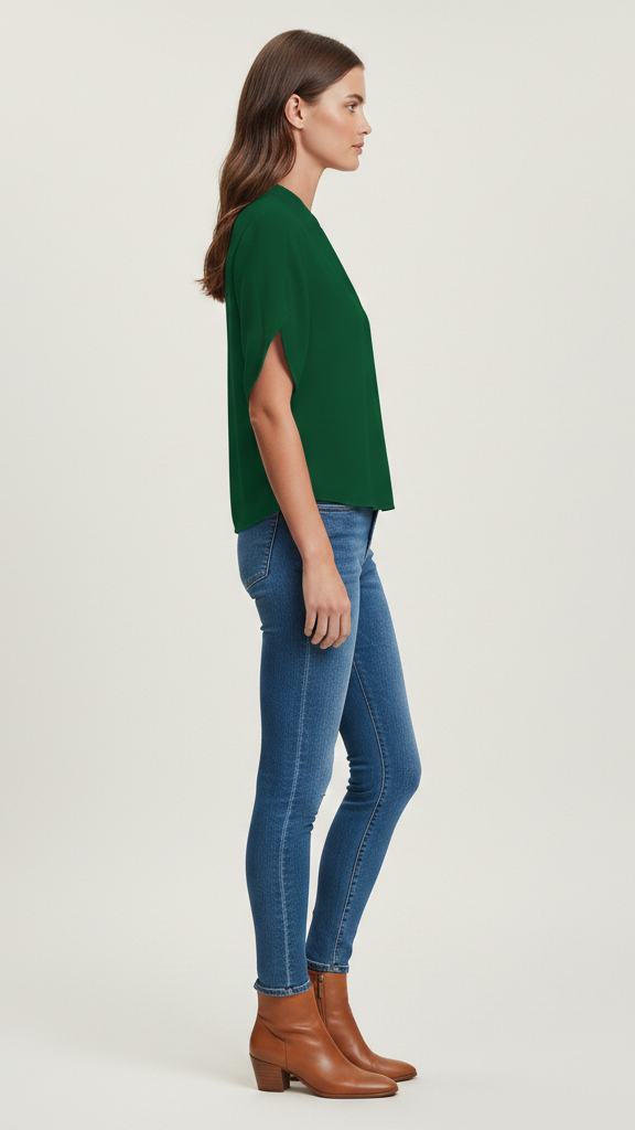 Blouse femme légère coupe droite