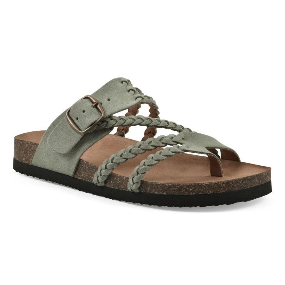 Sandales Femme à Semelle Liège | Brides Tressées