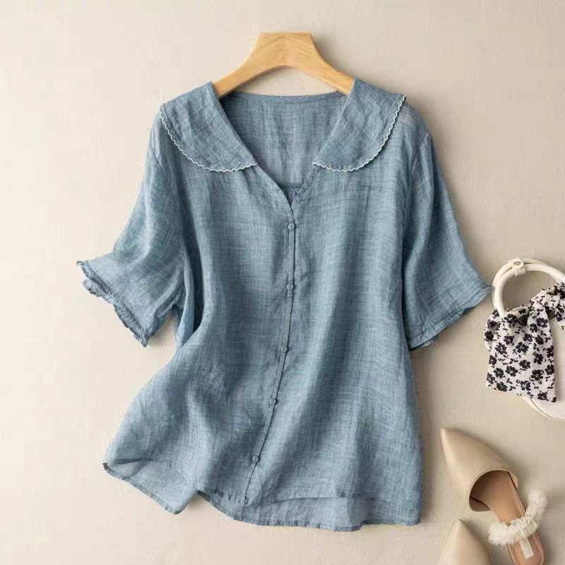 Blouse lin femme élégante Adele