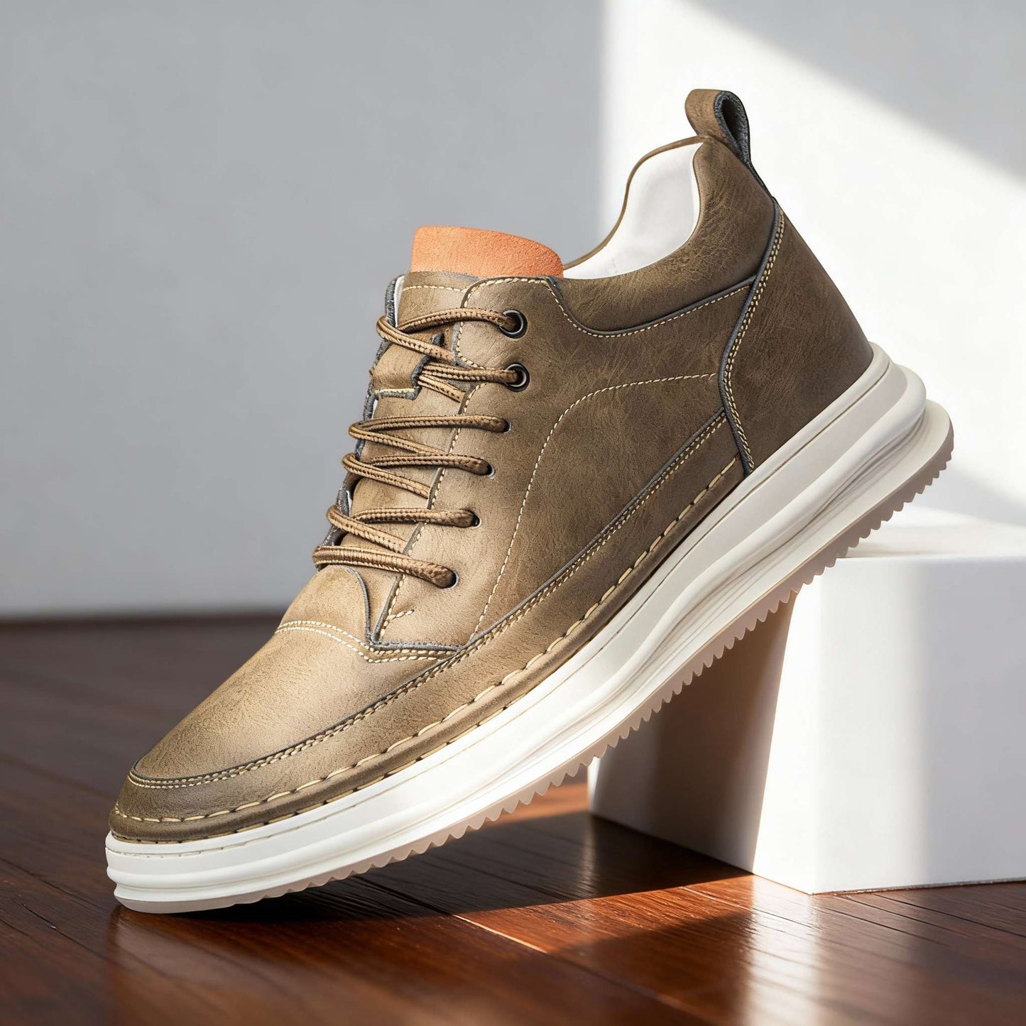 Baskets Homme Smart Casual | Tige Mi-Haute