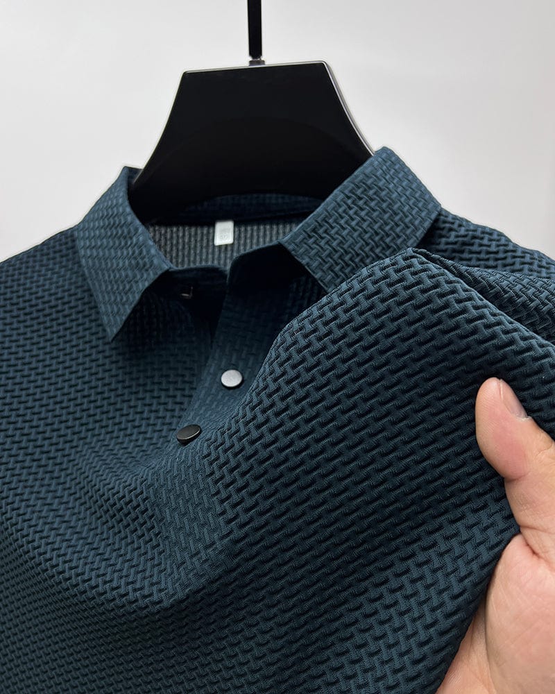 Polo élégant homme léopard