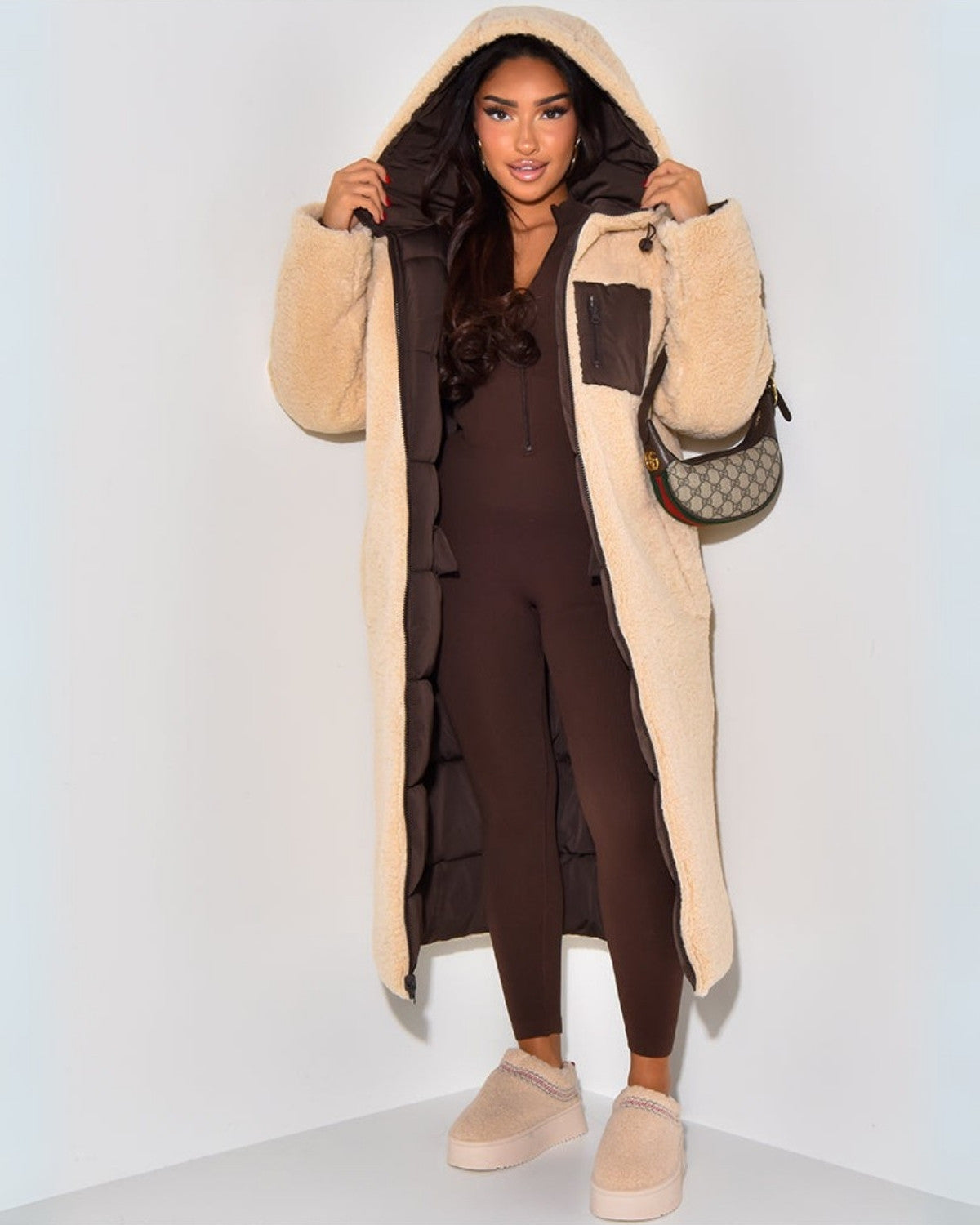 Manteau d'Hiver Femme Réversible | Design Double Face