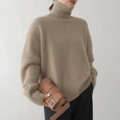 Pull Col Roulé Femme