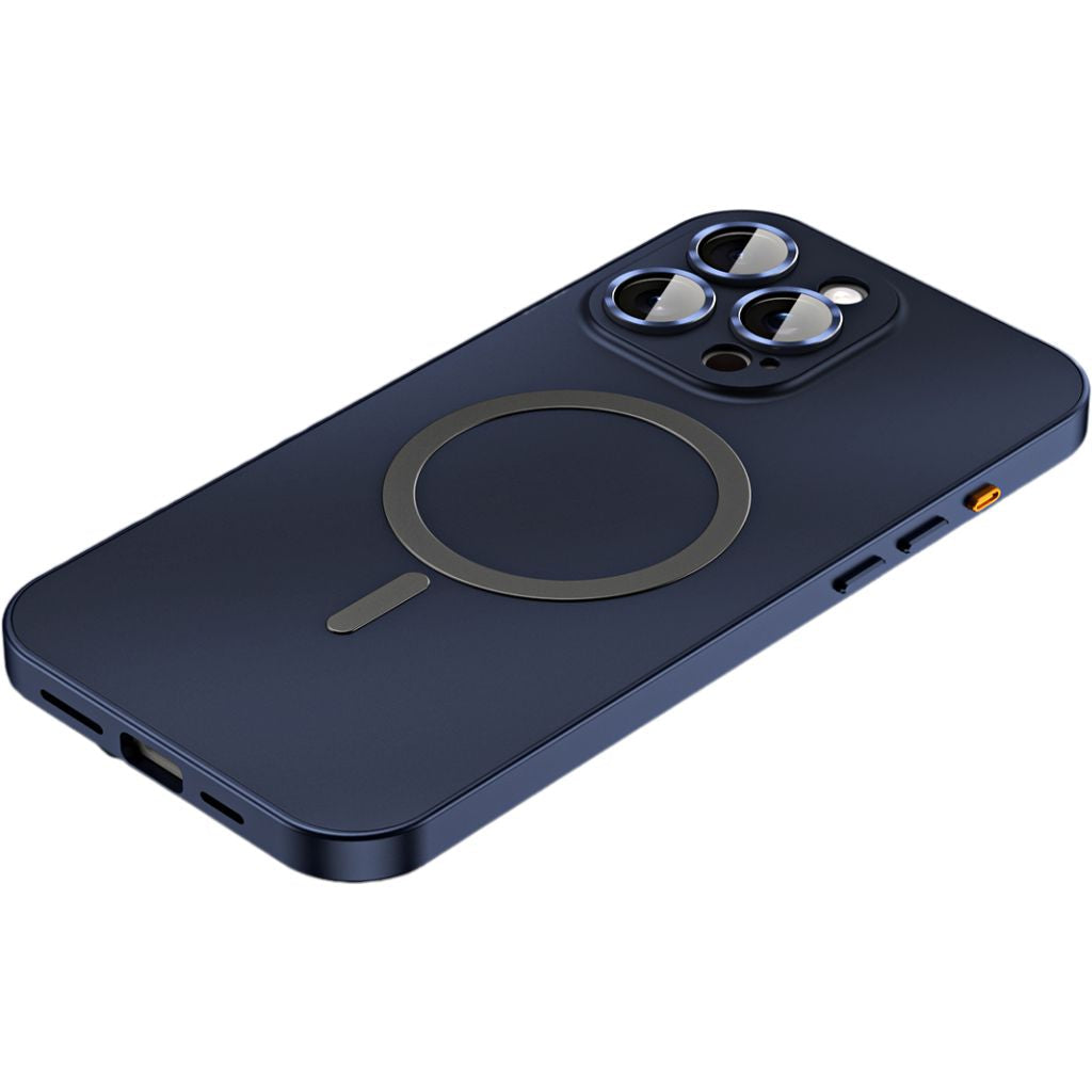 Coque iPhone MagSafe métal premium