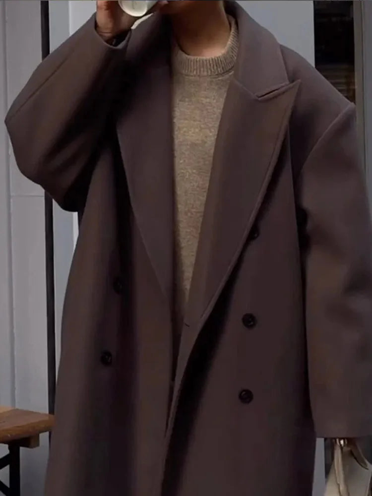 Noëlle – Manteau Oversize Élégant