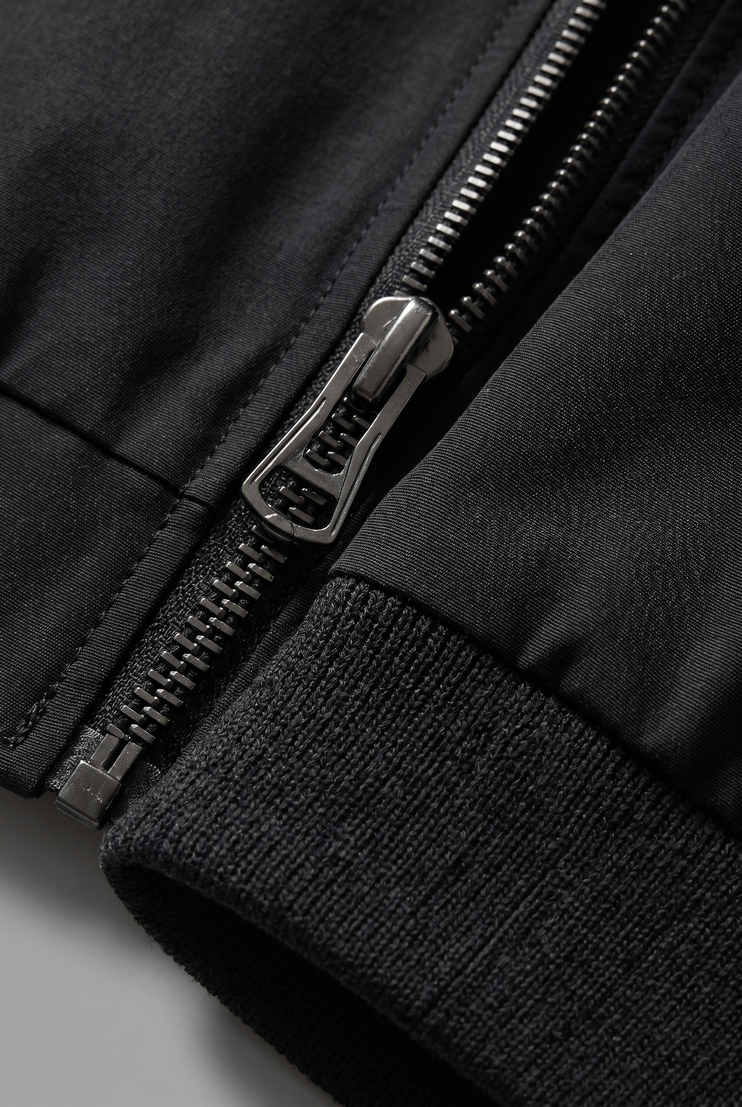 Veste Homme Zippée à Col Montant | Poignets Côtelés