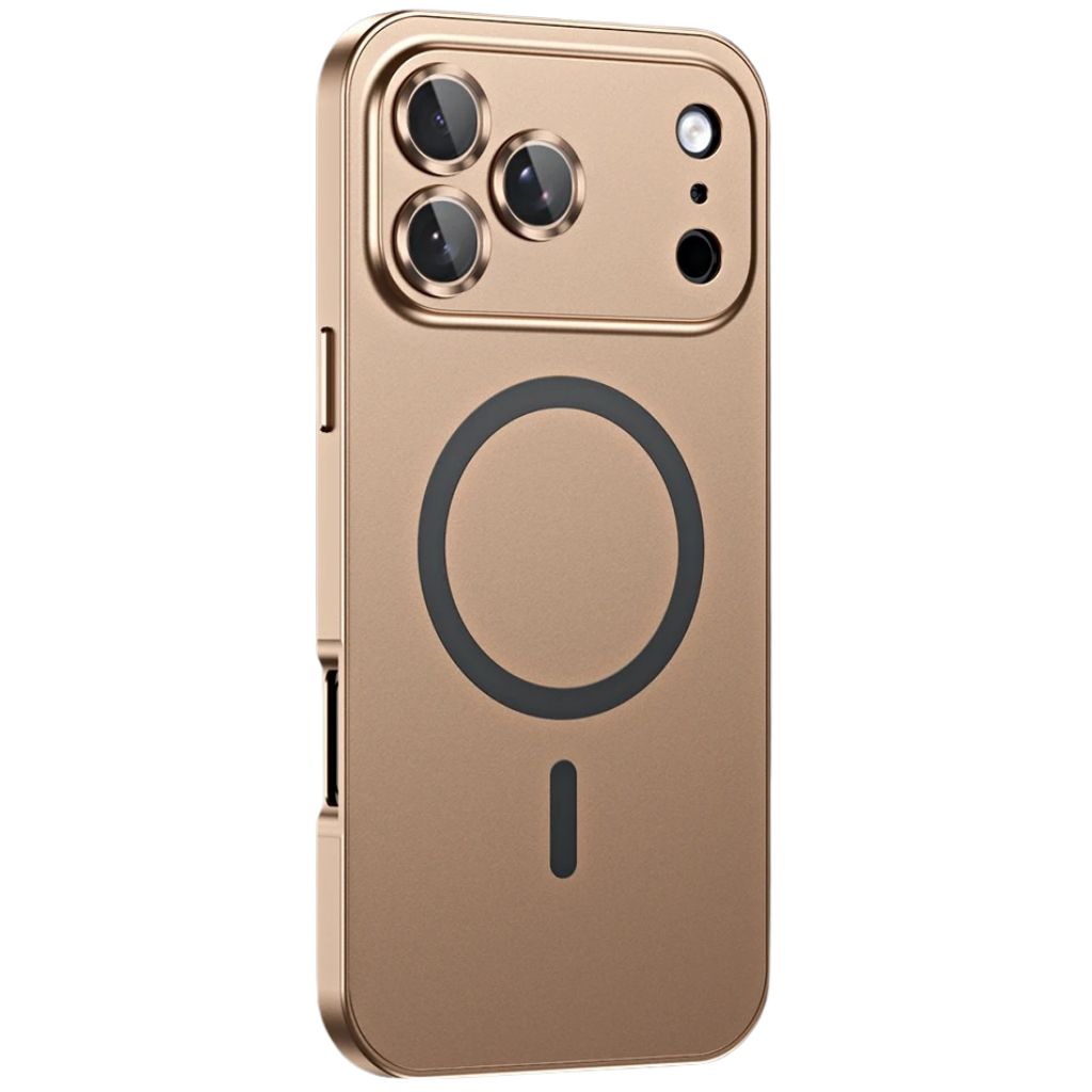 Coque iPhone MagSafe métal premium