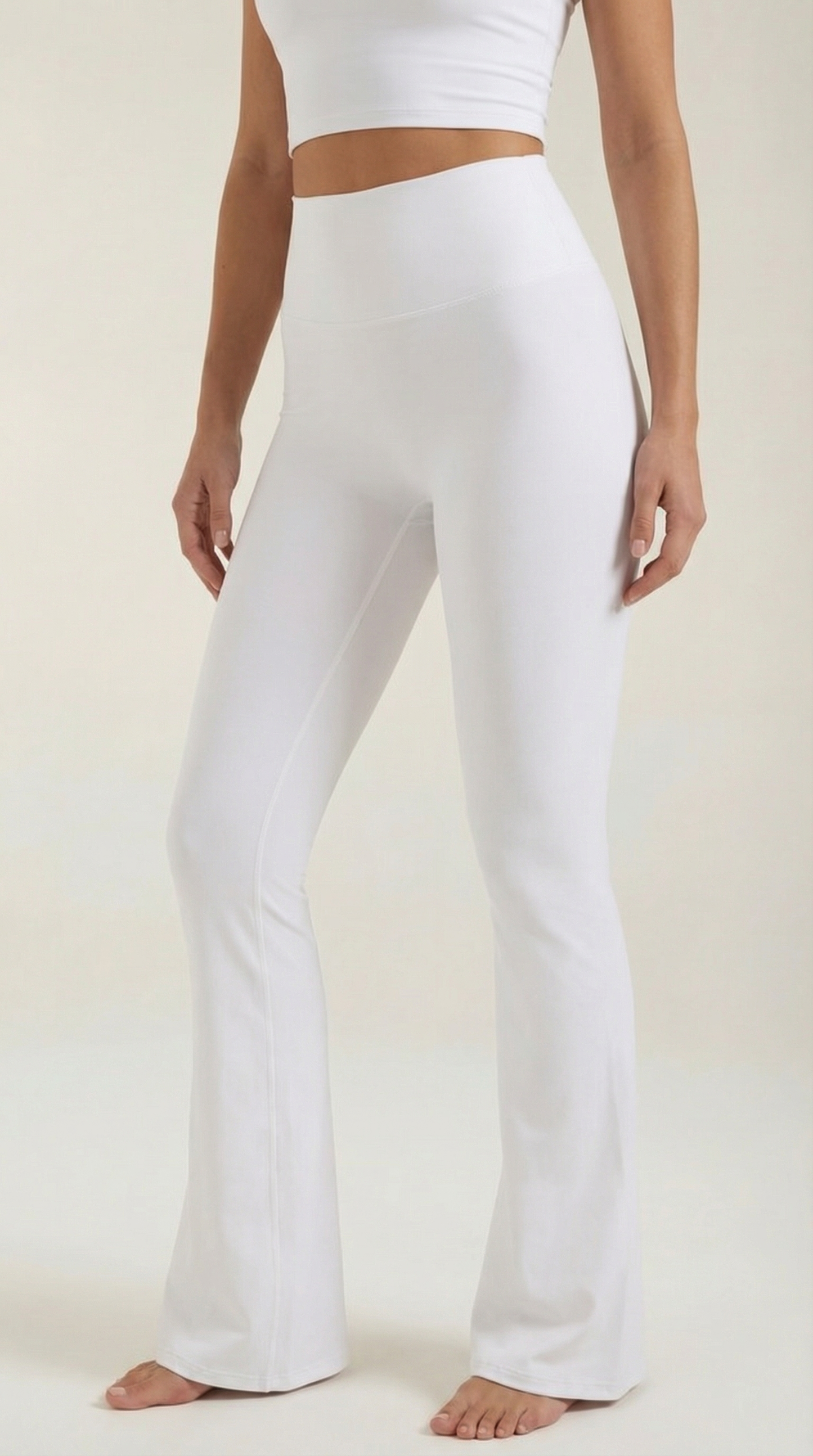 Legging évasée taille haute femme