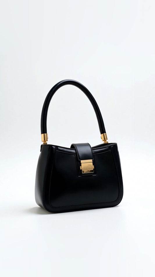 Sac à bandoulière femme structuré fermoir