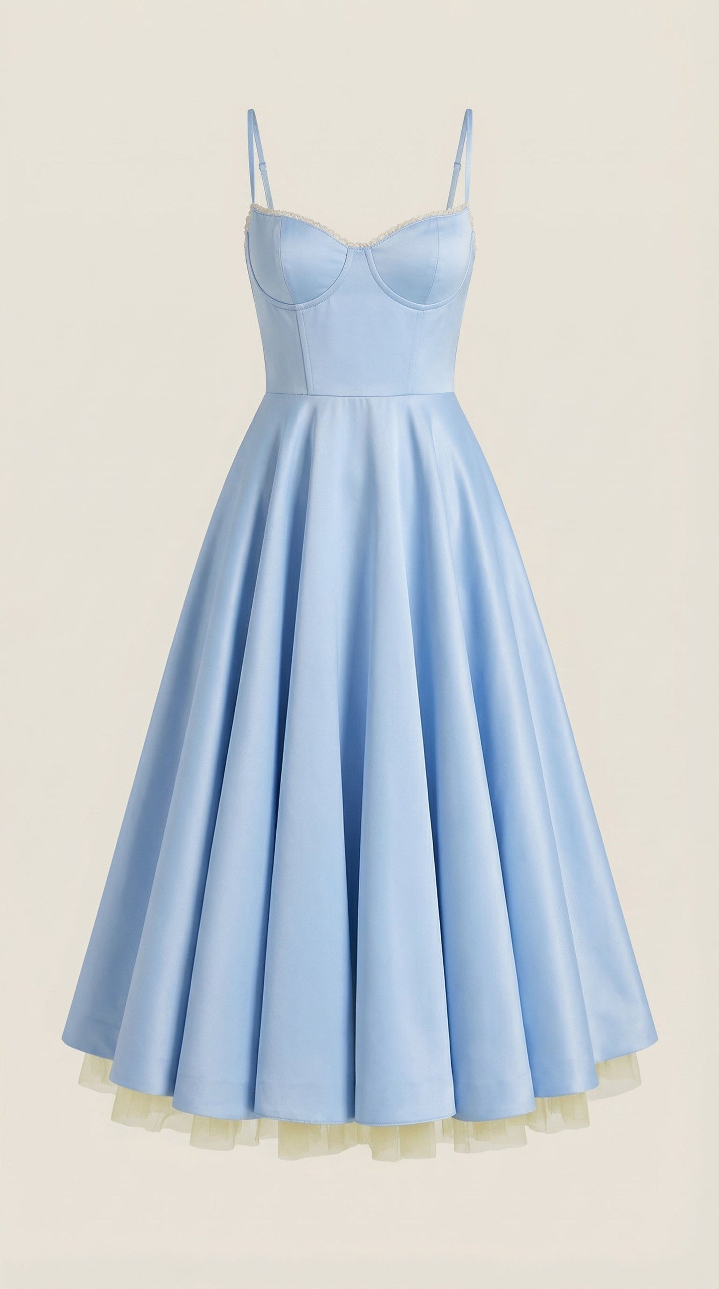 Robe midi tulle femme élégante