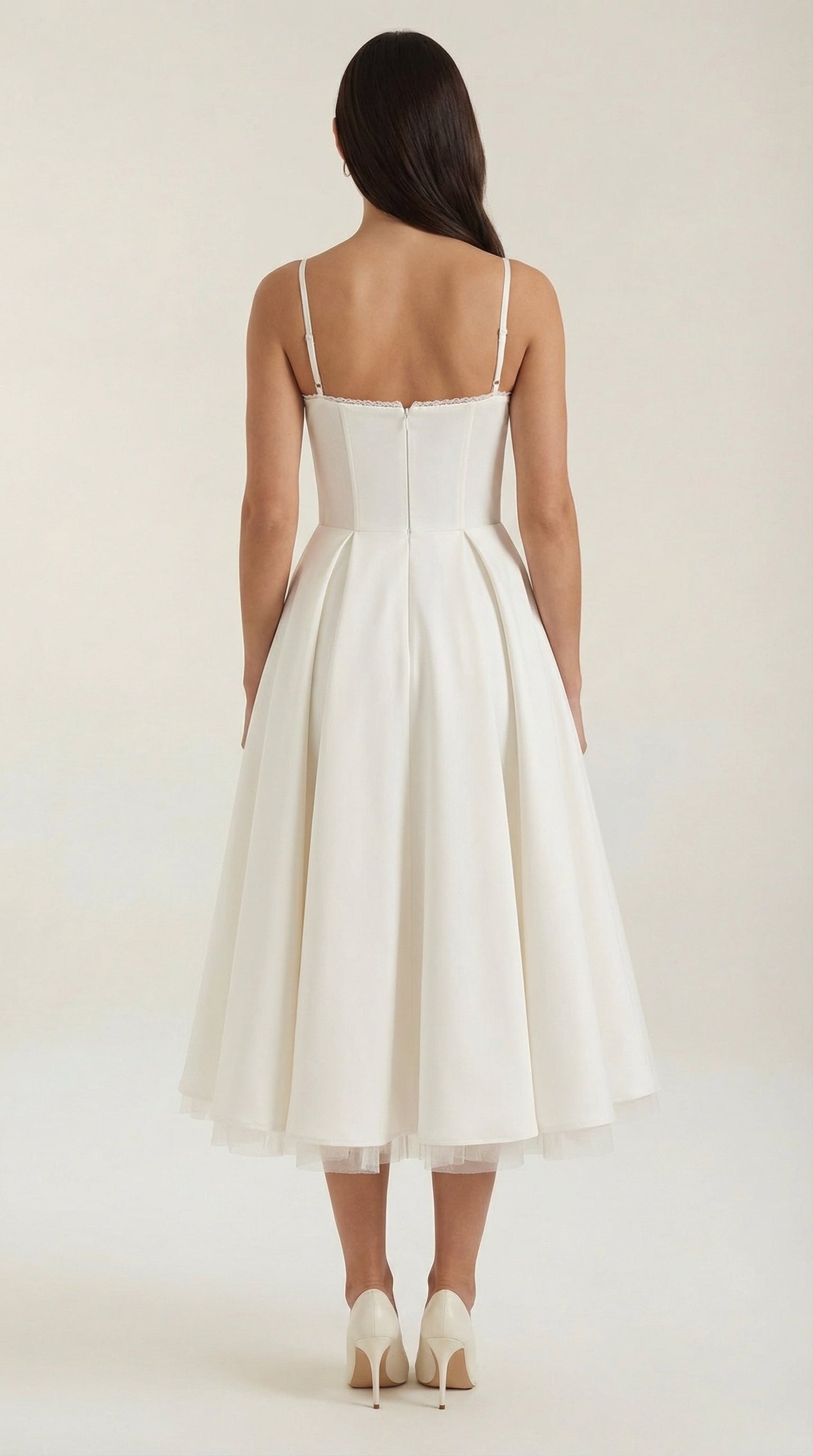Robe midi tulle femme élégante