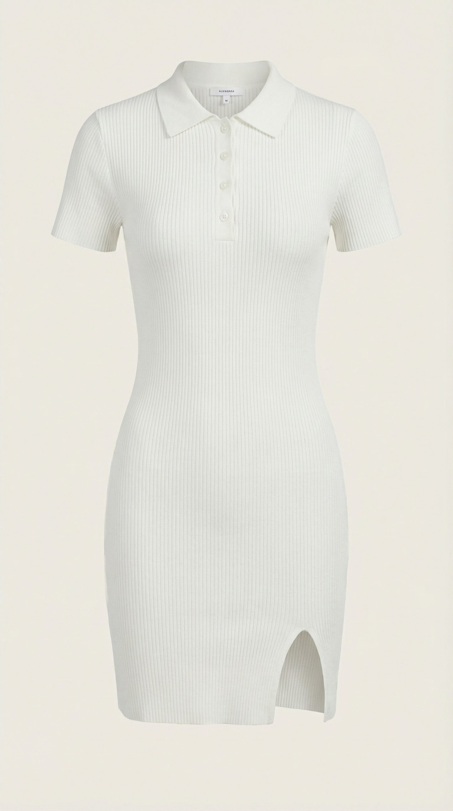 Robe courte moulante femme col rond